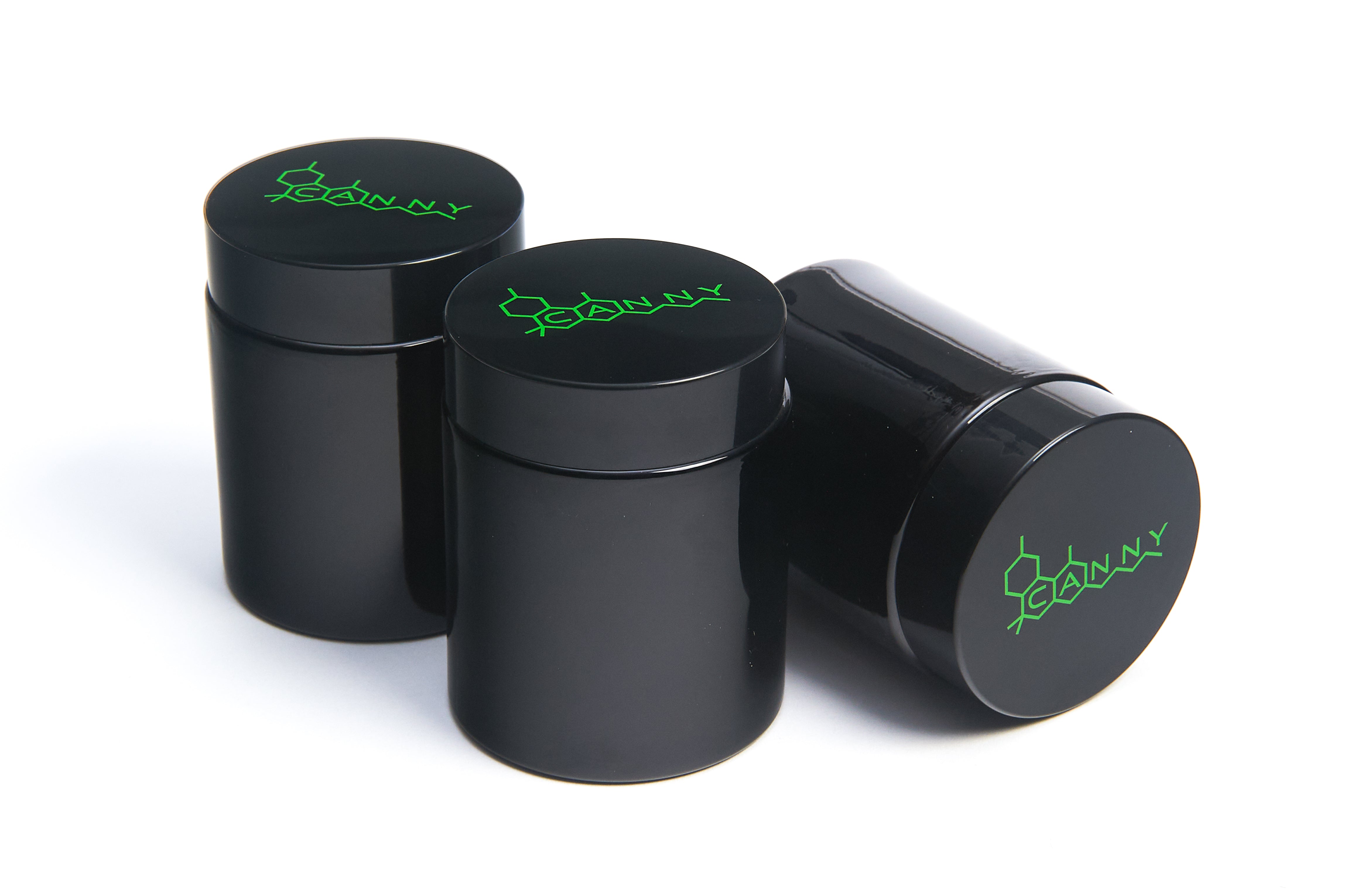 Glass Jars – BLACK – UV Protected – SMELL PROOF Air Tight Jar (Thin&Long  Size) - Pitara